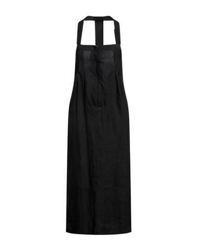 Shop Un-namable Woman Midi Dress Black Size 8 Hemp