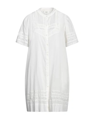Shop Hartford Woman Mini Dress Ivory Size 2 Cotton In White