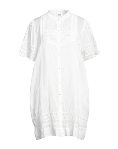 Shop Hartford Woman Mini Dress White Size 3 Cotton