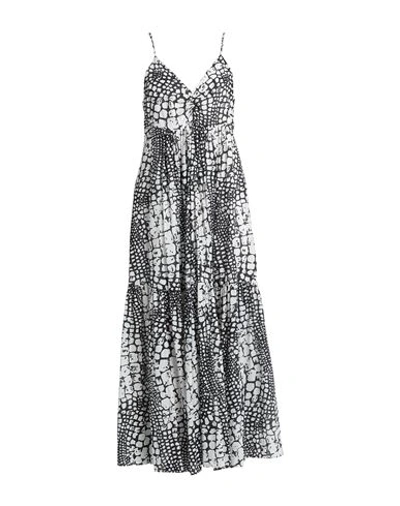 Actitude By Twinset Woman Maxi Dress White Size L Cotton In White