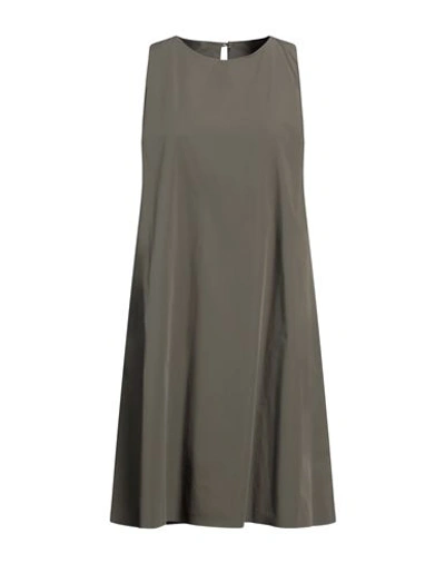 Shop Rrd Woman Mini Dress Dark Green Size 6 Polyamide, Elastane
