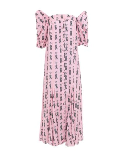 Levinia Woman Maxi Dress Pink Size S Polyester In Pink