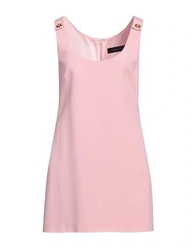 Shop Versace Woman Mini Dress Pink Size 10 Acetate, Viscose