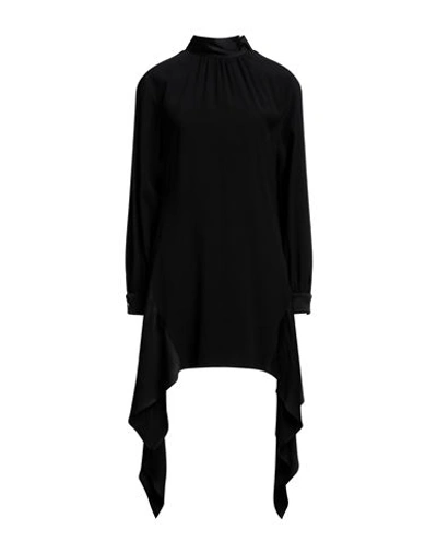 Just Cavalli Woman Mini Dress Black Size 4 Acetate, Viscose In Black