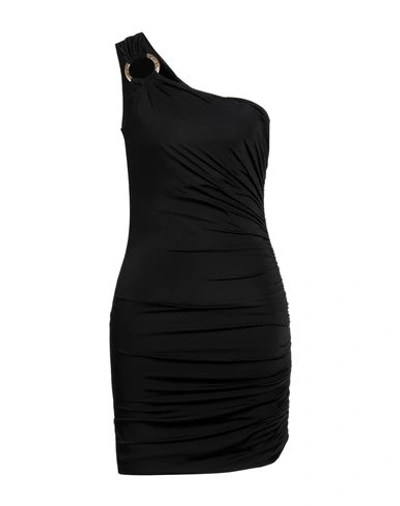 Shop Just Cavalli Woman Mini Dress Black Size 6 Viscose, Elastane