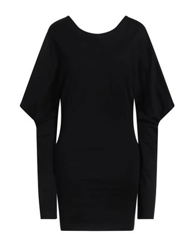 Shop Setchu Woman Mini Dress Black Size 2 Cotton