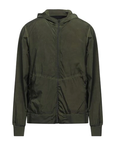 Shop Rrd Man Jacket Military Green Size 46 Polyamide, Elastane