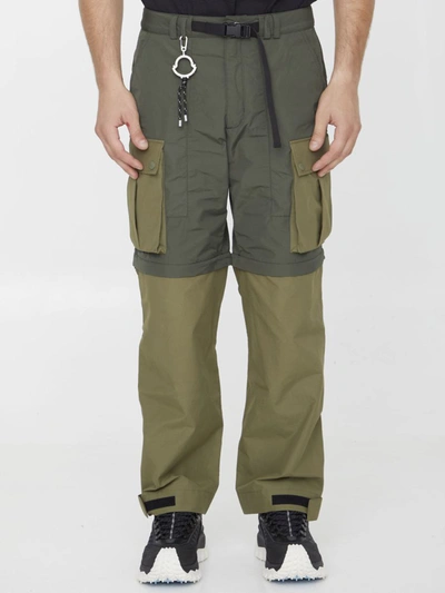 Shop Moncler Genius Cargo Pants In Green