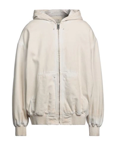 Shop Alyx 1017  9sm Man Jacket Ivory Size L Cotton In White