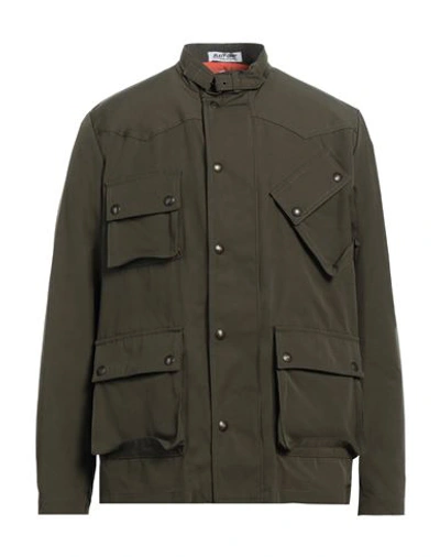 Shop Blast-off Man Jacket Military Green Size 42 Polyester, Cotton