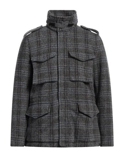 Shop Aspesi Man Jacket Grey Size L Virgin Wool