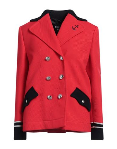 Shop Boutique Moschino Woman Coat Red Size 12 Cotton