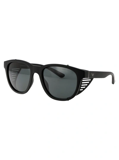 Ea7 Emporio Armani Sunglasses In 500187 Matte Black