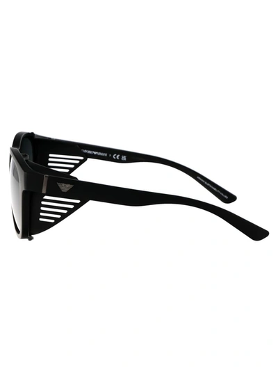 Shop Ea7 Emporio Armani Sunglasses In 500187 Matte Black