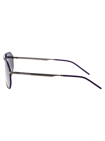 Shop Ea7 Emporio Armani Sunglasses In 30031a Matte Gunmetal