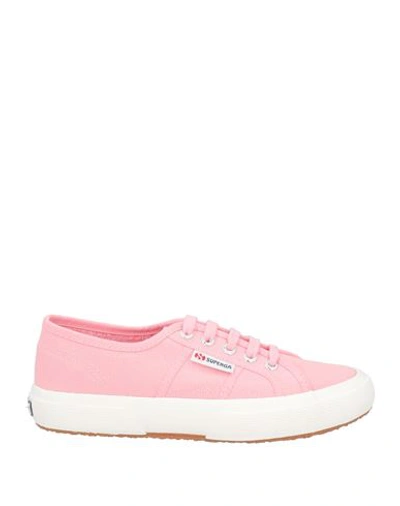 Shop Superga Woman Sneakers Pink Size 6 Textile Fibers