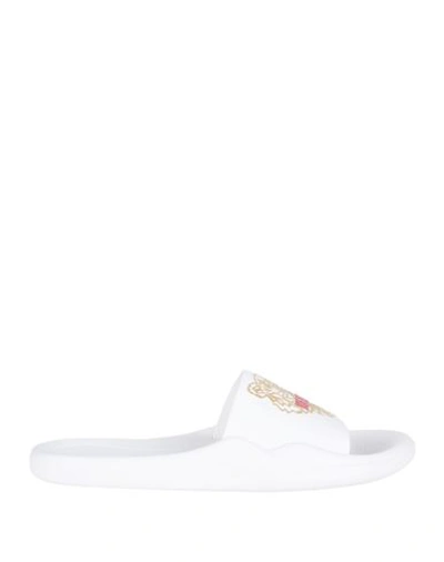 Shop Kenzo Woman Sandals White Size 7 Rubber