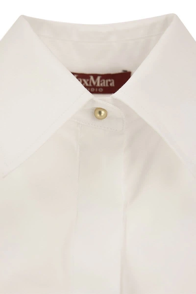 Shop Max Mara Studio Doria - Men's Style Chambray Shirt In White