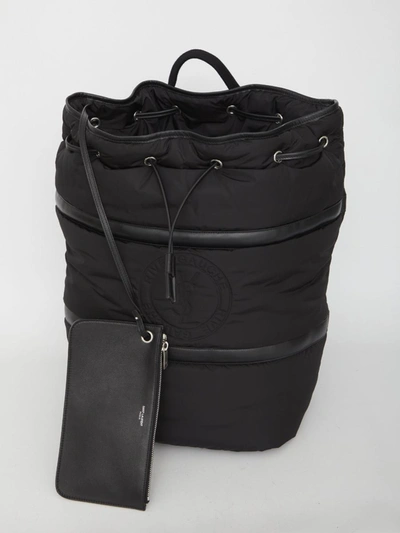 Shop Saint Laurent Rive Gauche Crossbody Bag In Black