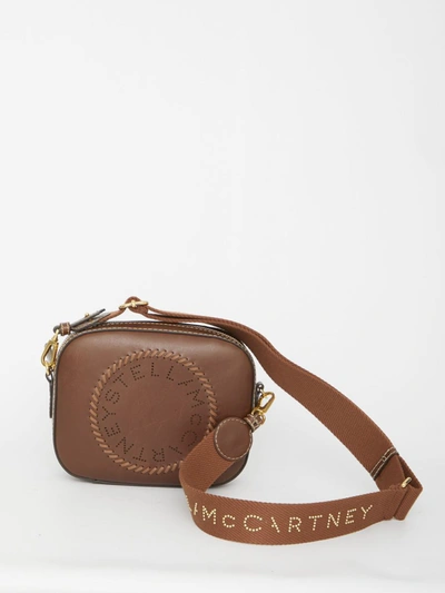 Shop Stella Mccartney Small Camera Bag In Brown