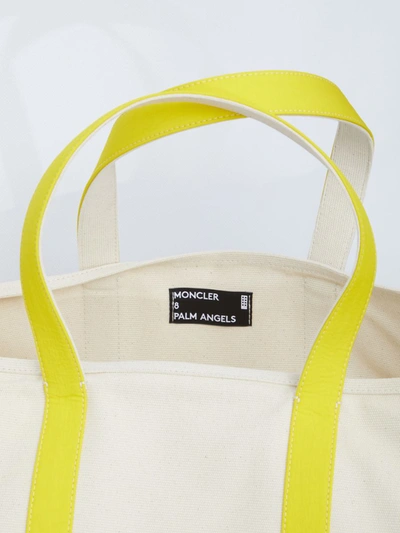 Shop Moncler Genius Tote Bag In Cream