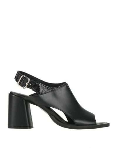 Shop Le Bohémien Woman Sandals Black Size 6 Leather