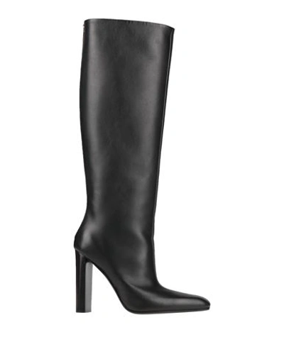Shop Tom Ford Woman Boot Black Size 7.5 Calfskin, Brass