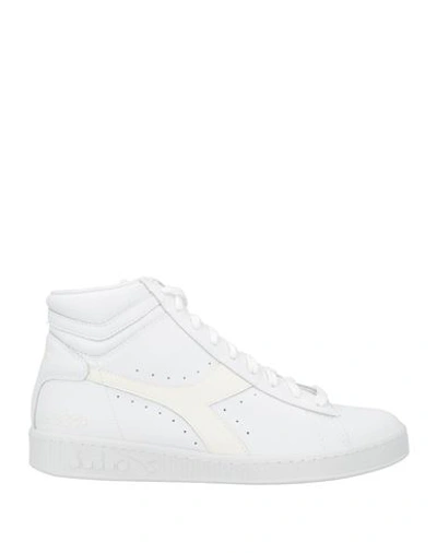 Shop Diadora Woman Sneakers White Size 6.5 Leather