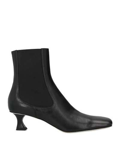 Shop Proenza Schouler Woman Ankle Boots Black Size 8 Lambskin