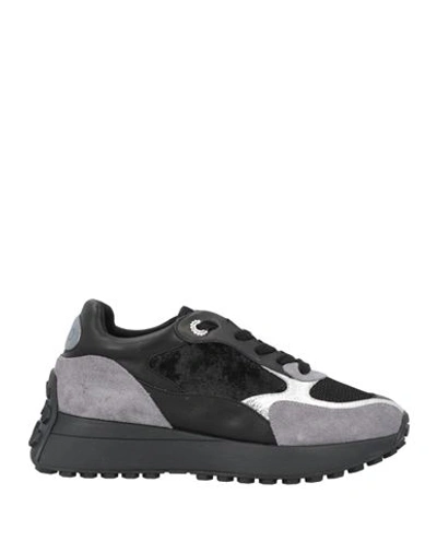 Shop Liu •jo Woman Sneakers Grey Size 7 Textile Fibers