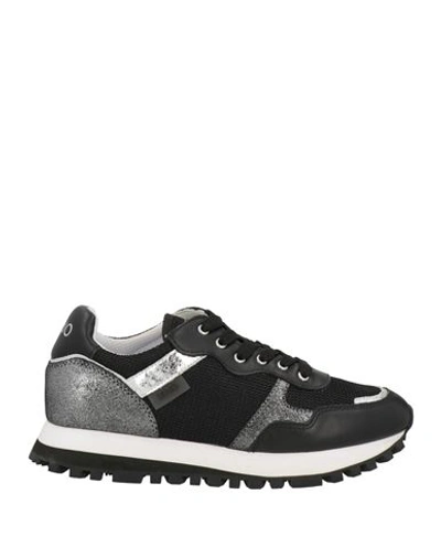 Shop Liu •jo Woman Sneakers Black Size 7 Textile Fibers
