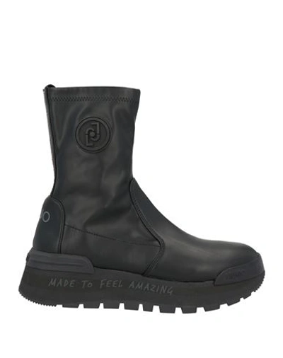 Shop Liu •jo Woman Ankle Boots Black Size 7 Leather