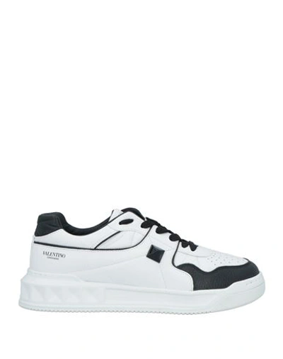 Shop Valentino Garavani Man Sneakers White Size 11 Leather