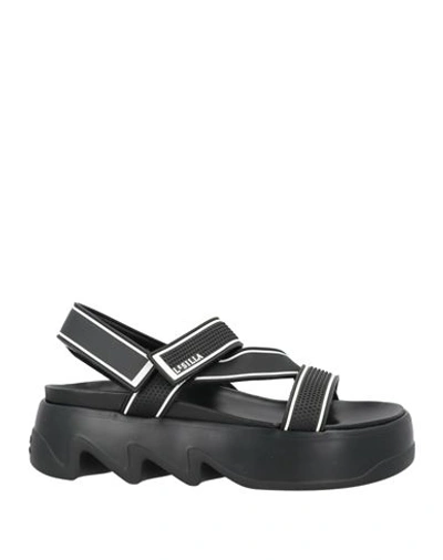 Shop Le Silla Woman Sandals Black Size 11 Rubber