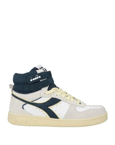 Shop Diadora Man Sneakers White Size 8 Leather