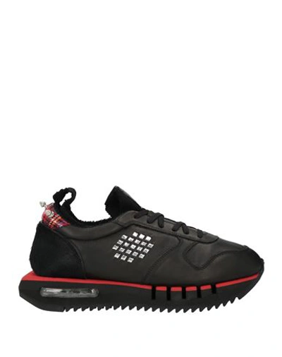 Shop Bepositive Man Sneakers Black Size 9 Leather