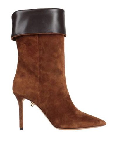 Shop Skorpios Woman Boot Dark Brown Size 8 Leather