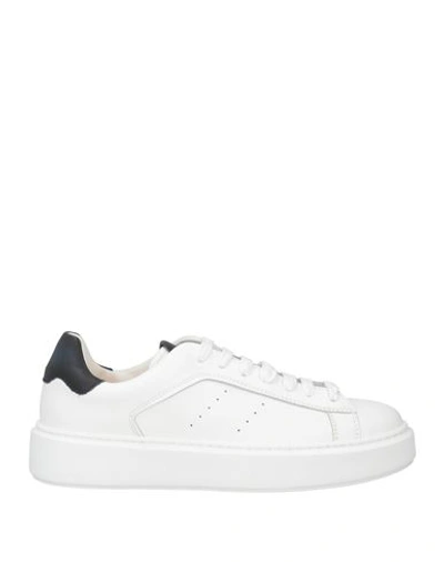 Shop Doucal's Man Sneakers White Size 8 Leather