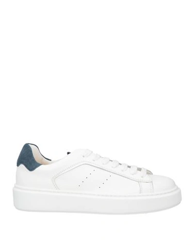 Shop Doucal's Man Sneakers White Size 9 Leather