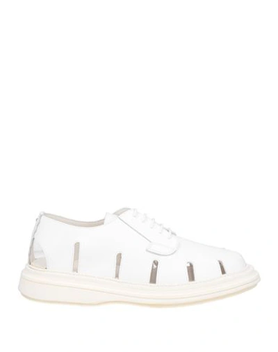 The Antipode Man Lace-up Shoes White Size 9 Leather In White