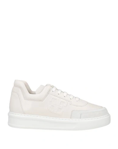 Shop Fabi Woman Sneakers Off White Size 8 Leather