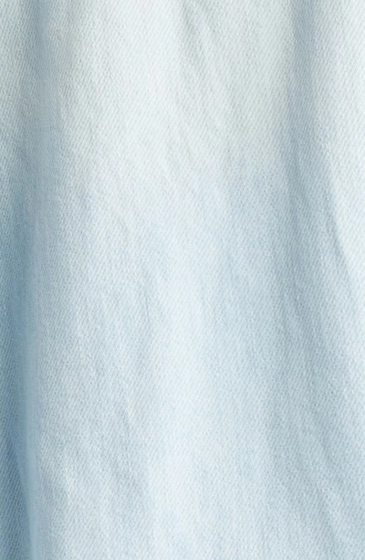 Haikure Tatum Two-tone Denim Mini Dress In Lipari Blue