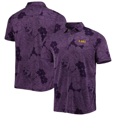 Shop Tommy Bahama Purple Lsu Tigers Miramar Blooms Polo