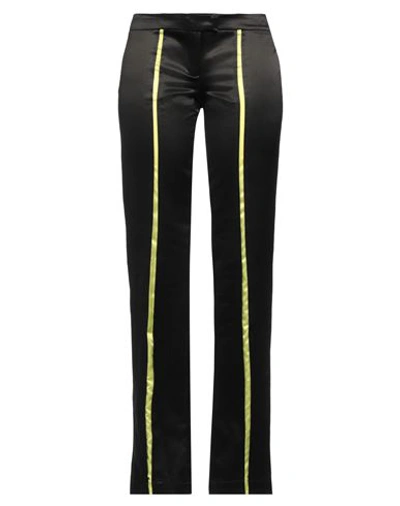 Amaya Arzuaga Woman Pants Black Size 12 Cotton, Cupro In Black