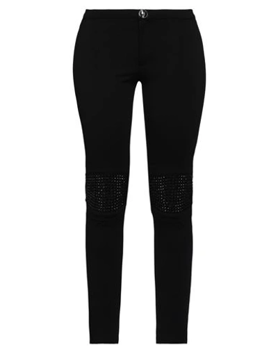 Shop Philipp Plein Woman Pants Black Size S Viscose, Polyester, Elastane