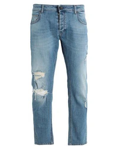 Gaelle Paris Gaëlle Paris Man Jeans Blue Size 29 Cotton, Elastane In Blue