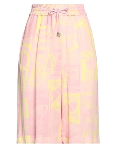 Shop Iceberg Woman Shorts & Bermuda Shorts Pink Size 6 Viscose