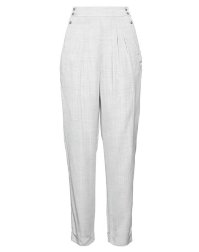 Giorgio Armani Woman Pants Grey Size 14 Viscose In Grey