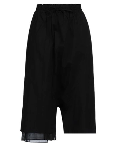 Shop Y's Yohji Yamamoto Woman Cropped Pants Black Size 1 Cotton