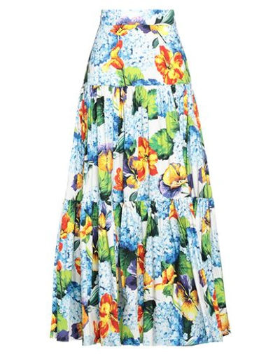 Dolce & Gabbana Woman Maxi Skirt White Size 6 Cotton In White
